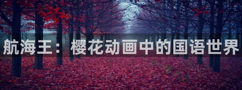omofun(动漫共和国)：航海王：樱花动画中的国语世界